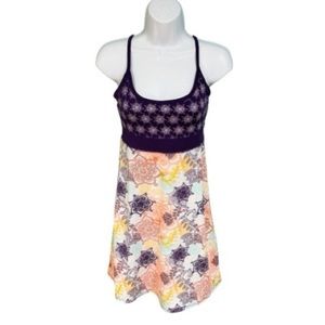 Lola by AFG Activewear Mandala Floral Style A-Line Gym Active Dress Womens XS